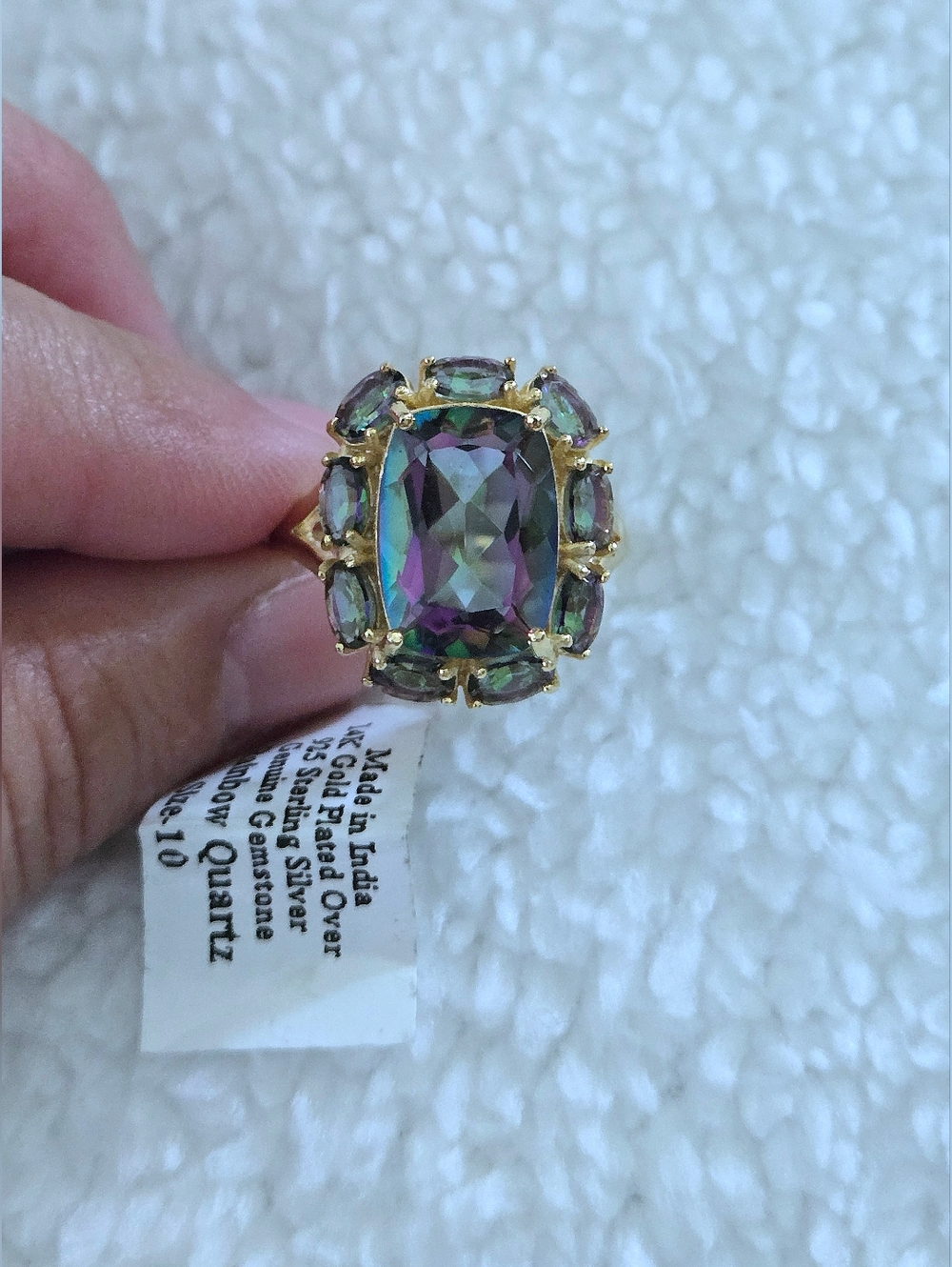 Shivam Rainbow🌈 Quartz Ring💍 - NWT - Picture 15 of 16